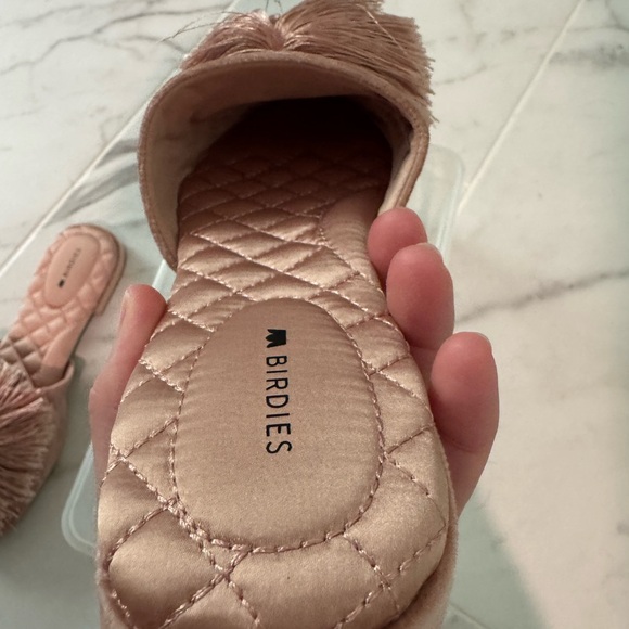 Birdies Women's Blush Fringe Slippers - Picture 7 of 8